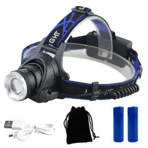 LED 헤드랜턴 방수 캠핑용 충전식 랜턴 배터리포함 야간 작업용 헤드라이트 낚시랜턴 LED헤드랜턴 손전등 방수헤드랜턴 캠핑용랜턴 야간작업 충전식랜턴 야외용