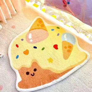 귀여운 캐릭터 원형 러그 거실 바닥매트 침실 카페트