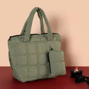 패딩 토트백 BR_6015여성출근룩 가방 여자친구선물 용가방 데일리