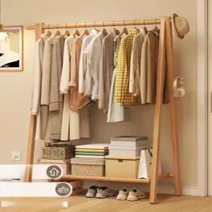 원목 스탠드 옷걸이 행거 실내용 간편 신상 스탠드옷걸이 스탠드행거 옷걸이행거