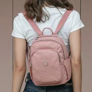 미니 나일론 백팩 데일리 캐주얼 심플디자인 가방작은 경량 나들이 학생 캠퍼스룩 가벼운 여성