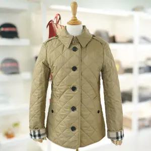 버버리 신형 프랭크비 퀼팅 자켓 80658721 캔버스 베이지 폴리에스터