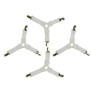 침대시트 이불 패드 커버 3면 고정밴드 매트리스집게