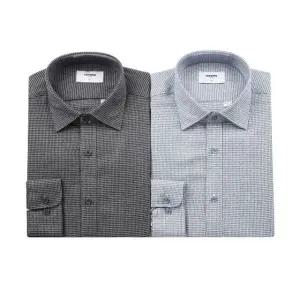 [갤러리아] [레노마 셔츠] 기모 지도리 체크 슬림핏 긴팔셔츠 남방 RPWSL0132(2종 1택)