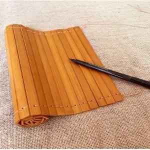 전통 대나무 죽간 고서 족자 촬영 경전 서예 동양화 만들기 나무책 목간 공예 친필