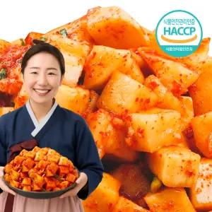 [당일제조] 국내산 전라도 깍두기 2kg 신선한 맛 HACCP
