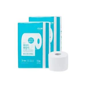 애터미 천연펄프 화장지 4D 35M 15롤 2팩
