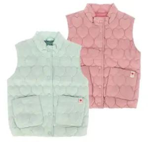 [롯데백화점]베네통 5S-하트 퀼팅 베스트/2YCUGJ00L