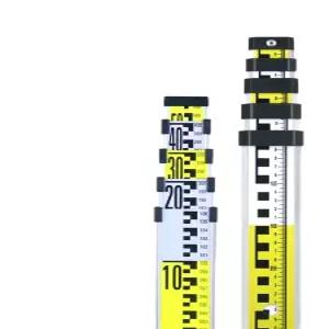 알루미늄 스타프 측정 토목 양면 5m 측량 눈금자 폴대
