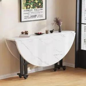 접이식 원형 테이블 탁자 접는 거실 접는상 간이 원탁