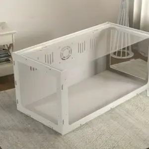 햄스터 대형 케이지 골든 투명 고슴도치 아크릴 집 원목 복층 사육 기니피그