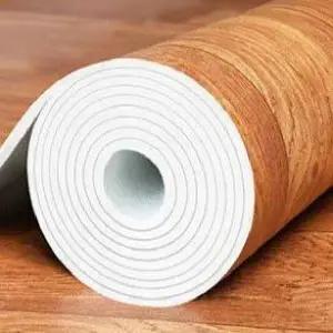 거실 장판 잘라쓰는 베란다 PVC 바닥 내마모성 가정용 플라스틱 접착 매트 바닥재 사무실