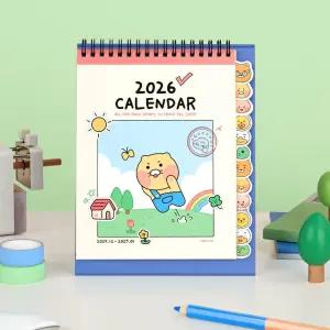 2026년 탁상달력 카카오프렌즈 에브리데이 인덱스 탁상캘린더 사무실책상 미니 학생단체선물
