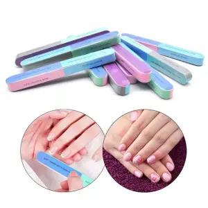 고품질 알록달록 네일아트 셀프 관리 7단계 네일 버퍼 손톱손질 (WDD280D)