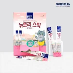 (말랑)동원 뉴트리플랜 스틱 참치연어 14g x100p고양이간식닭가슴살 스낵 츄르 냥이 저키