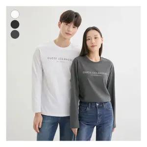 게스25FW 유니 그래픽 긴팔티 NP3KE400 292851