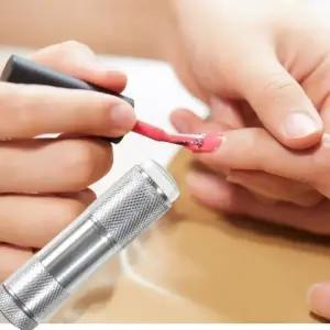 LED 손전등 휴대용 UV 핀큐어 젤 네일 램프 라이트