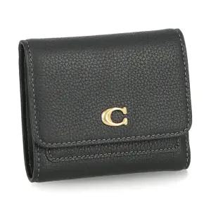 시그니처 로고 CAO13 B4BK  에센셜 플랩 반지갑