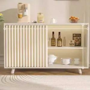 캐비닛 가림막 커튼 패브릭 레일 행거 접착식 서랍장