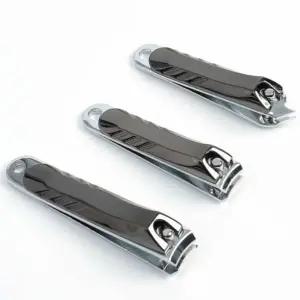 [하프클럽/]손톱 관리기구 3종 블랙 손톱깎이 네일 정리 도구 다듬기