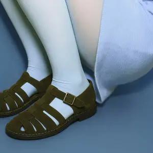 스웨이드 소가죽 피셔맨 샌들_DPSD230101