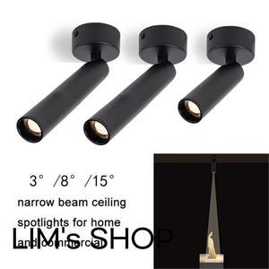 산업용 표면 장착 핀 스포트라이트 좁은 빔 천장 보석 박물관 Gallary 그림 조명 3