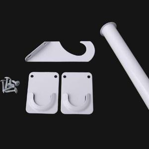 매직옷봉 백색 단구소켓 행거부속 봉소켓 옷봉소켓 옷장소켓 원형소켓 옷걸이봉소켓 파이프부속