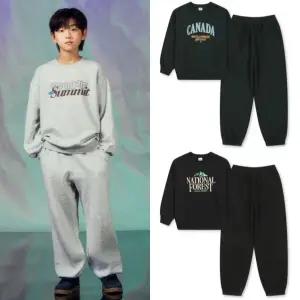 [탑텐키즈](의정부점)25년 FW 공용) 플리스 그래픽 니트셋업MKF4IP3001