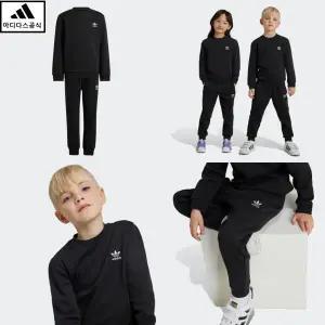 [아디다스키즈 판교] IW1021 CREW SET 아디다스 토틀러 크루세트 맨투맨 상하복 110-130 H HPKK