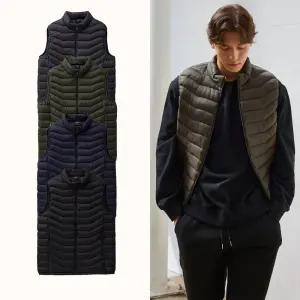 웰론 잔패딩 조끼 D24V402