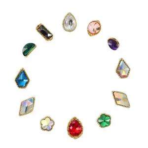 [하프클럽/]네일 장식 파츠 12종 아트 재료 보석 장식용 부자재