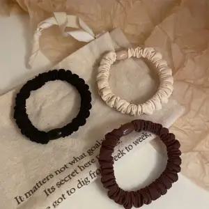 3색 곱창머리끈 쉬폰 헤어밴드