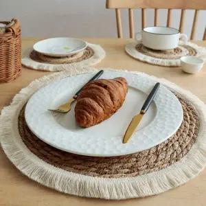 대형 베이직 매트 테이블 셋팅 원형 깔개