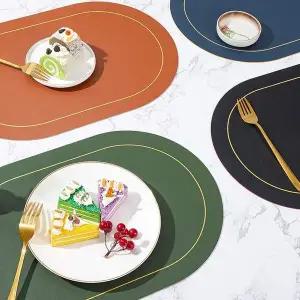 식탁 테이블 캐주얼 매트 식사 타 양면 원형