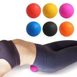 [셀러에이드]실리콘 라크로스 마사지볼 뭉친근육 안마공 지압볼 목마사지볼