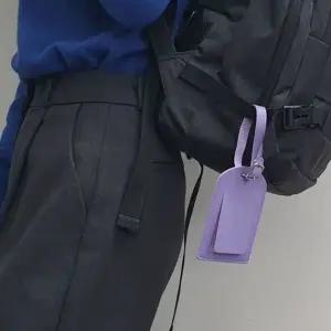 [콩심팥심]골프백 캐리어 커버형 네임택 퍼플