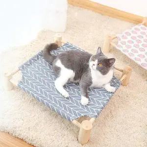 고양이 마름모무늬 해먹 애견용 부드러운