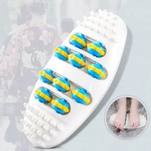 발 맛사지 발바닥 마사지 지압 돌기 휠 롤러 매트 (WE10FE8)