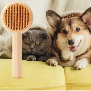 반려동물 슬리커 빗 단모 강아지 고양이 중모 털 정리 (WFK8P7R)