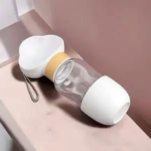 애견 간식 물병 휴대용 용기 구름 디자인 반려견 (WFK8PAM)