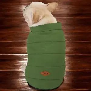 애완견 겨울 패딩 조끼 애견 의류 그린 털옷 방한용 (WFK8PAT)