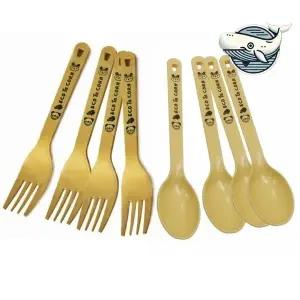 어린이 식사도구 옥수수 디자인 안전 스푼과