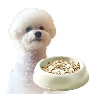 반려동물 급체 방지 슬로우 식사 그릇 강아지 고양이 안심 사료 건강식기 (WFK8QE4)