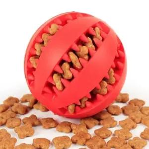 간식볼 애완동물 장난감 강아지 고양이용 랜덤 색상 간식 탐색용 볼 (WFK8QR4)