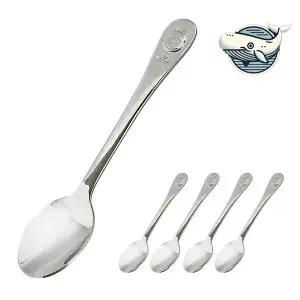 아동용 스텐 숟가락 곰돌이 디자인 유아