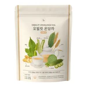오빌릿 온당차 혈당차 7가지원물 뽕잎 돼지감자 바나바잎 여주 연자육 작두콩 보리 식후혈당케어 건강차 1.5g, 40개입, 1개