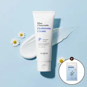 [스킨푸드] [혜택가13,130원] 블루 캐모마일 히알루로닉 수분 크림 70ml + (증정) 마스크팩 1개