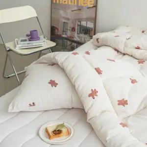 플로라 코지베어 먼지없는 세미마이크로 차렵이불