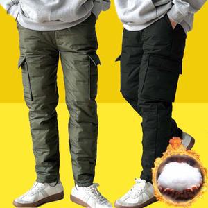 남자 겨울 작업복 패딩 방한 카고 건빵 밴딩 솜 바지 배달 팬츠 근무복