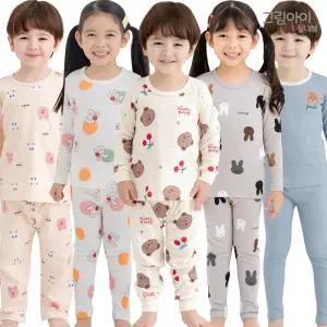 [그림아이][가을행사 최대30%] 25FW/신상/가을맞이/싱글스판/통큰잠옷/골지/9부/7부/유아/내의